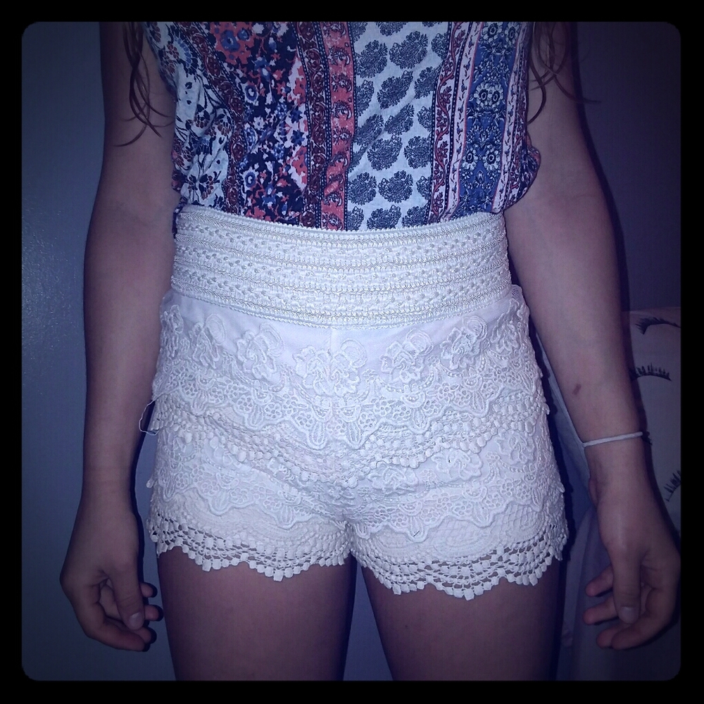 Layered Lace Shorts